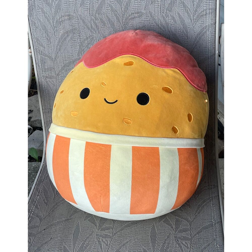 Original Squishmallows Jazwares 18" Hamburger Cheeseburger Plush Stuffed Toy
